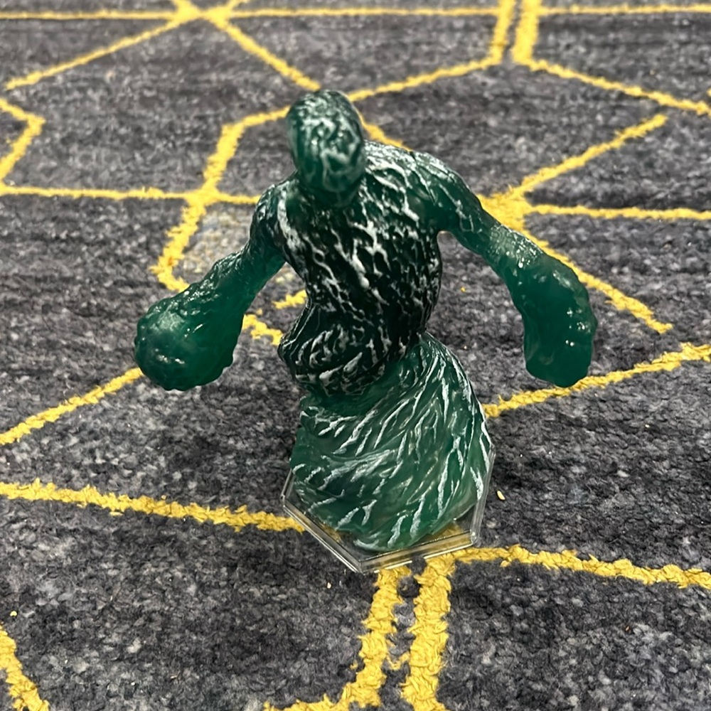 Disney Marvel “Hydro Man”  Figurine.  Green w/ Silver.